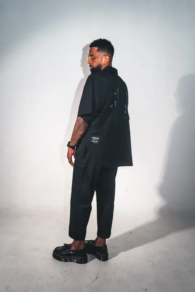 CAMISA OVERSIZED DELUX TRIPLE BLACK