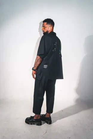 CAMISA OVERSIZED DELUX TRIPLE BLACK