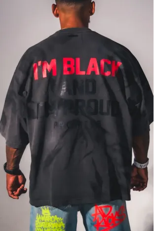 OVERSIZED PROMISE BLACK DESTROYED MAX