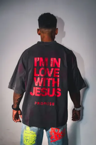 OVERSIZED PROMISE DESTROYED RED
