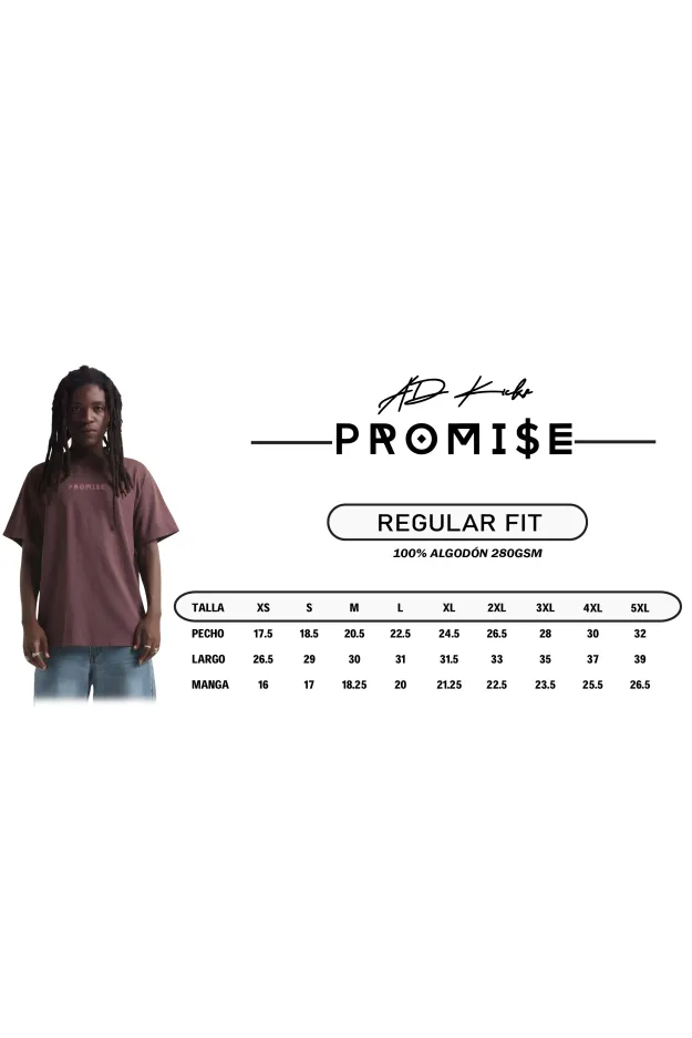 OVERSIZED PROMISE DESTROYED RED